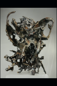 Folge Phantastische Figuren, Wassertier III, 2008, Eisenplastik, geschweisst 60,0 x 46,0 x 32,0 cm (WV P02232).jpg